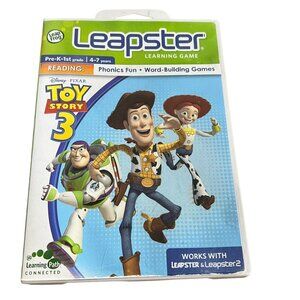 LeapFrog Leapster Toy Story 3 Learning Game 1st Grade Phonics Word Building